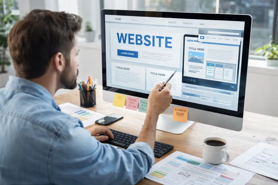 Web hosting altyapısı üzerinde çalışan web geliştirici